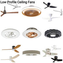 Low Profile Ceiling Fans, Hugger Ceiling Fans, 貼頂風扇燈, 低樓底風扇燈